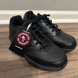 Skechers Work Shoes Women 9.5 Black NEW 77235 Slip Resistant Electrical Hazard